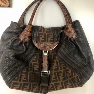 FENDI Zucca Tortuga Spy Bag